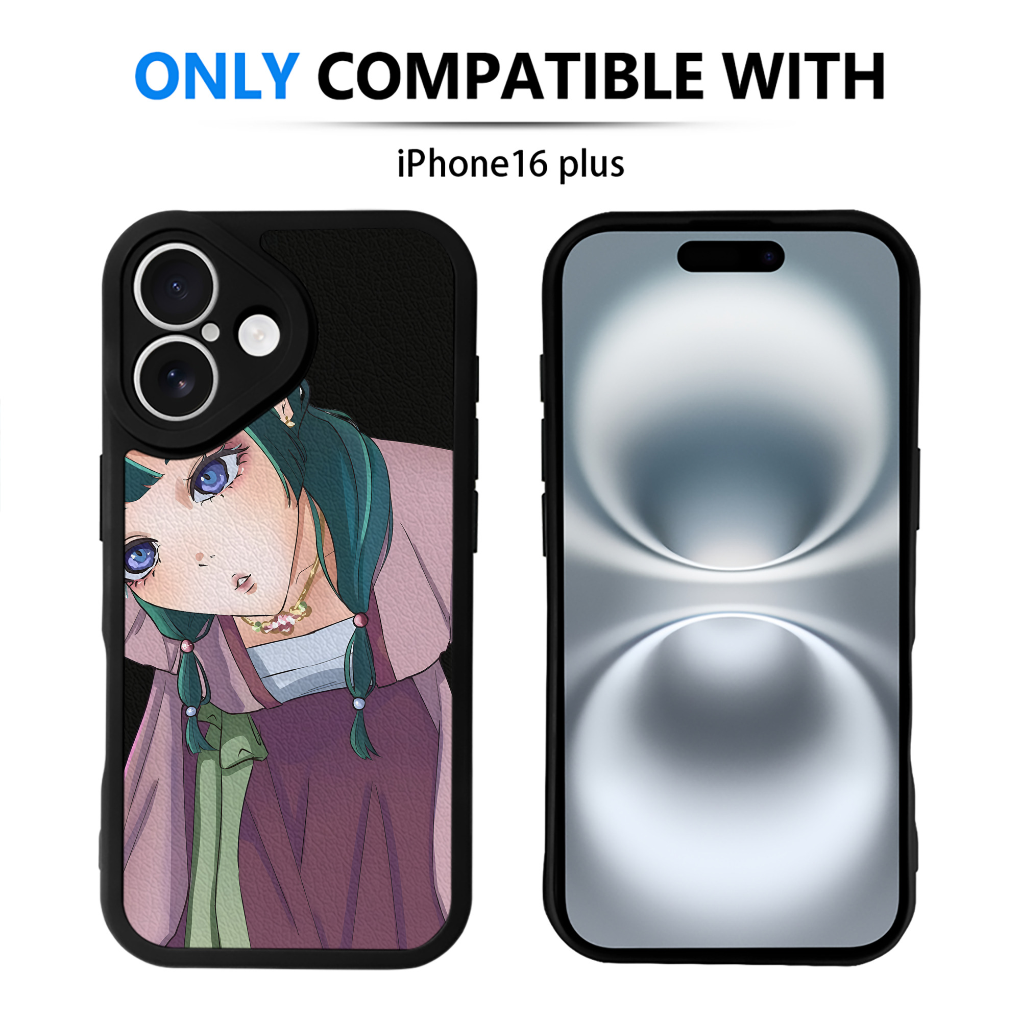 （画像用） 薬屋のひとりごと The Apothecary Diaries 【iPhone 16シリーズ対応】シリコンスマホケース（レザー調） 材質：シリコン